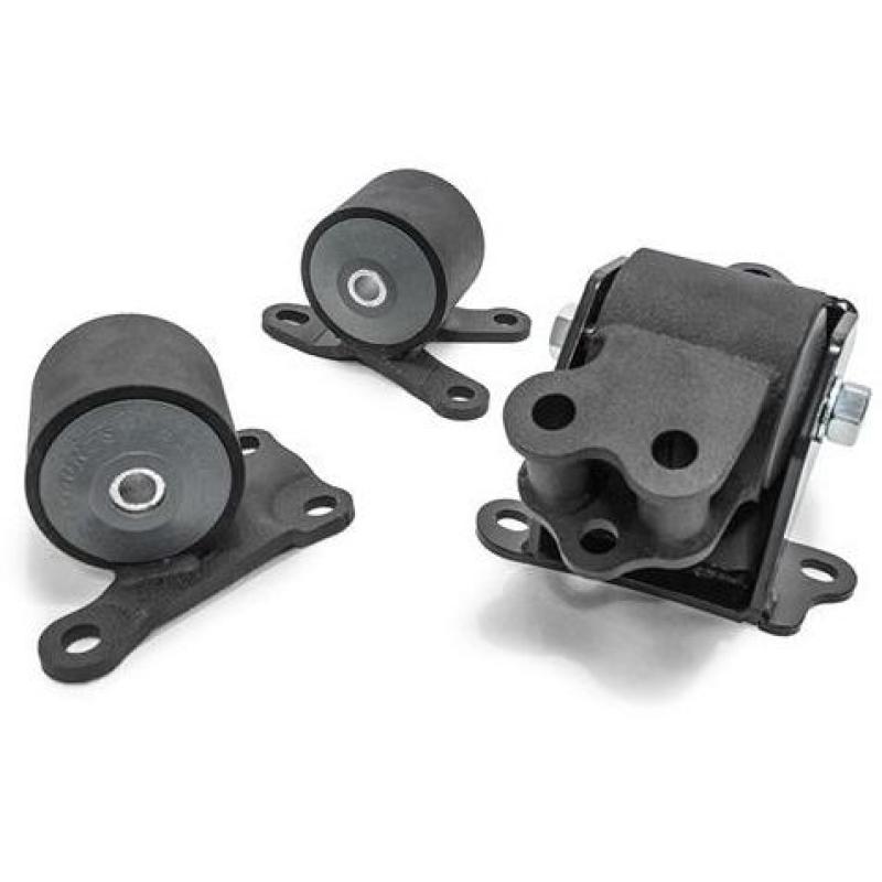 Innovative 96-00 Civic B/D Series Black Steel Mounts 95A Bushings (3 Bolt)