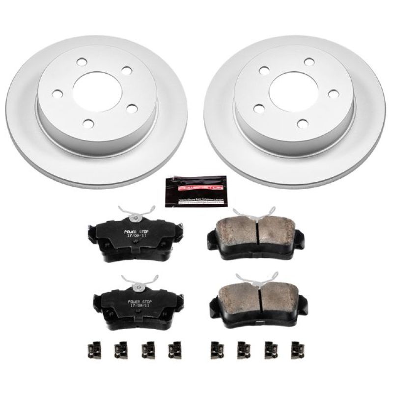 Power Stop 94-04 Ford Mustang Rear Z17 Evolution Geomet Coated Brake Kit