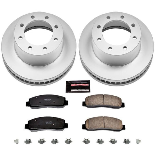 Power Stop 09-11 Ford F-250 Super Duty Front Z17 Evolution Geomet Coated Brake Kit