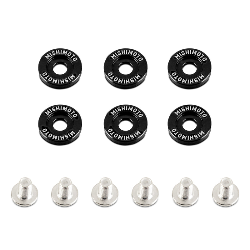 Mishimoto Small Fender Washer Kit (6pcs) - Black