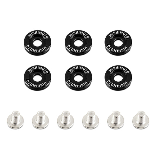 Mishimoto Small Fender Washer Kit (6pcs) - Black