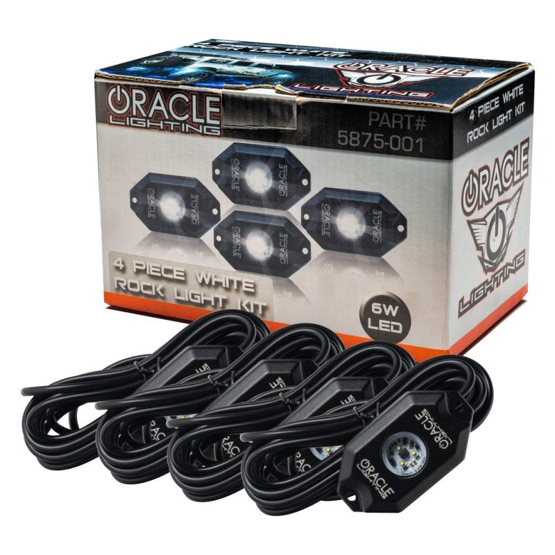 Oracle Underbody Wheel Well Rock Light Kit - White (4PCS) - 5000K