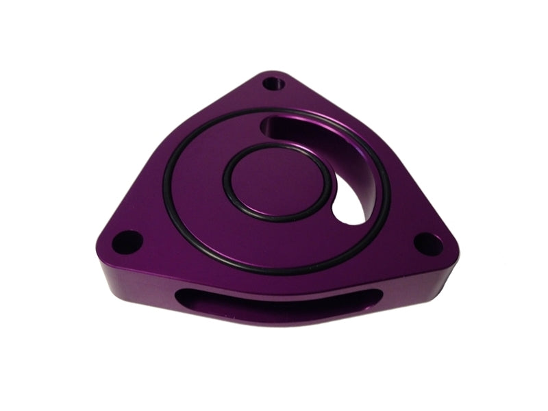 Torque Solution Blow Off BOV Sound Plate (Purple): Hyundai Sonata 2.0T