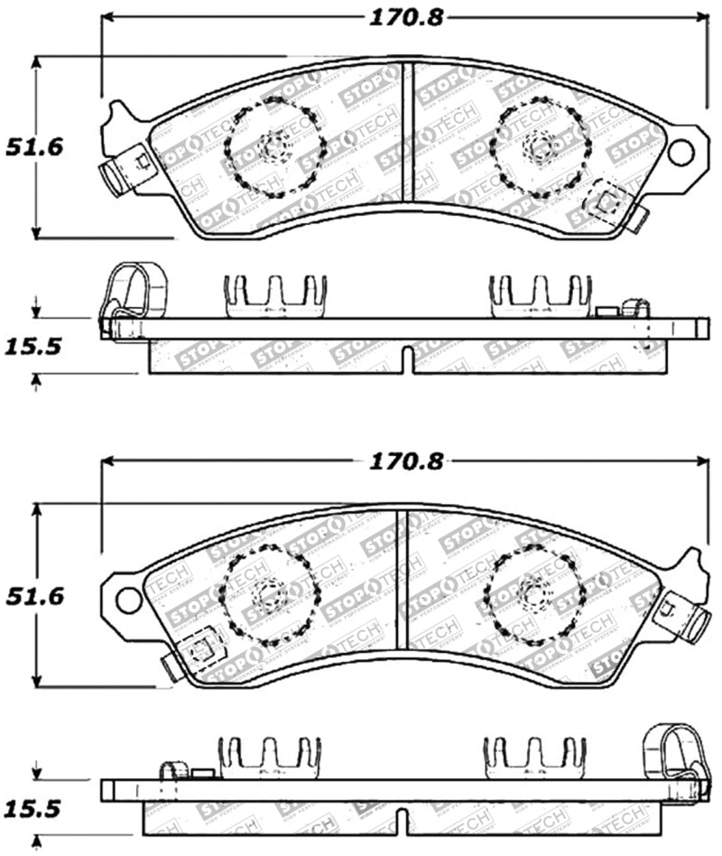 StopTech Performance Brake Pads