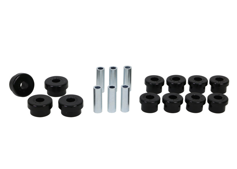 Whiteline Plus 88-00 Honda Civic / 88-9/95 CRX Rear Control Arm - Lower Inner & Outer Bushing Kit