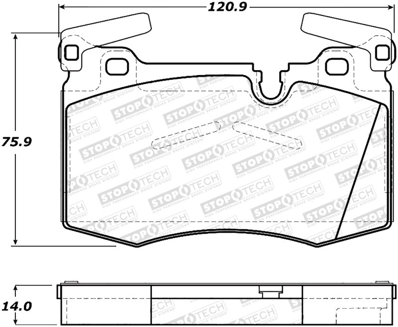 StopTech Street Brake Pads - Front