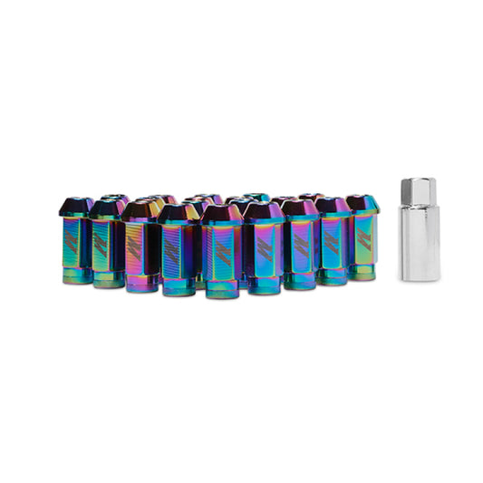 Mishimoto Aluminum Locking Lug Nuts 1/2in x 20 - Neo Chrome