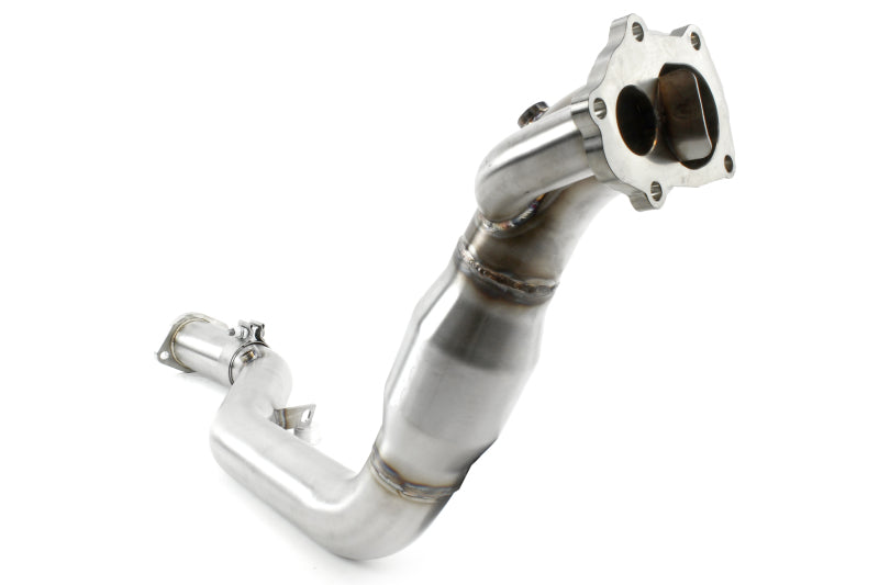 Perrin 02-14 Subaru WRX / 04-21 STI (EJ) 304SS 3in. Down Pipe w/Cat (Slip Fit Rear/Divorced WG)