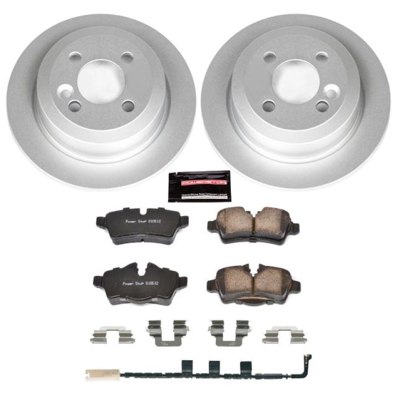 Power Stop 07-10 Mini Cooper Rear Z23 Evolution Sport Coated Brake Kit