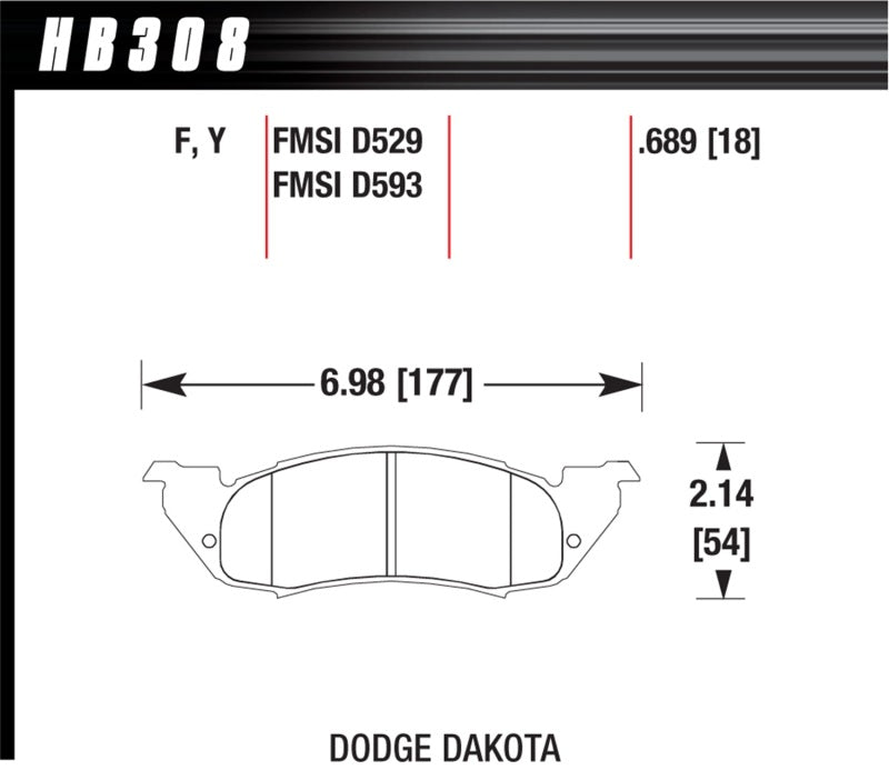 Hawk LTS Street Brake Pads