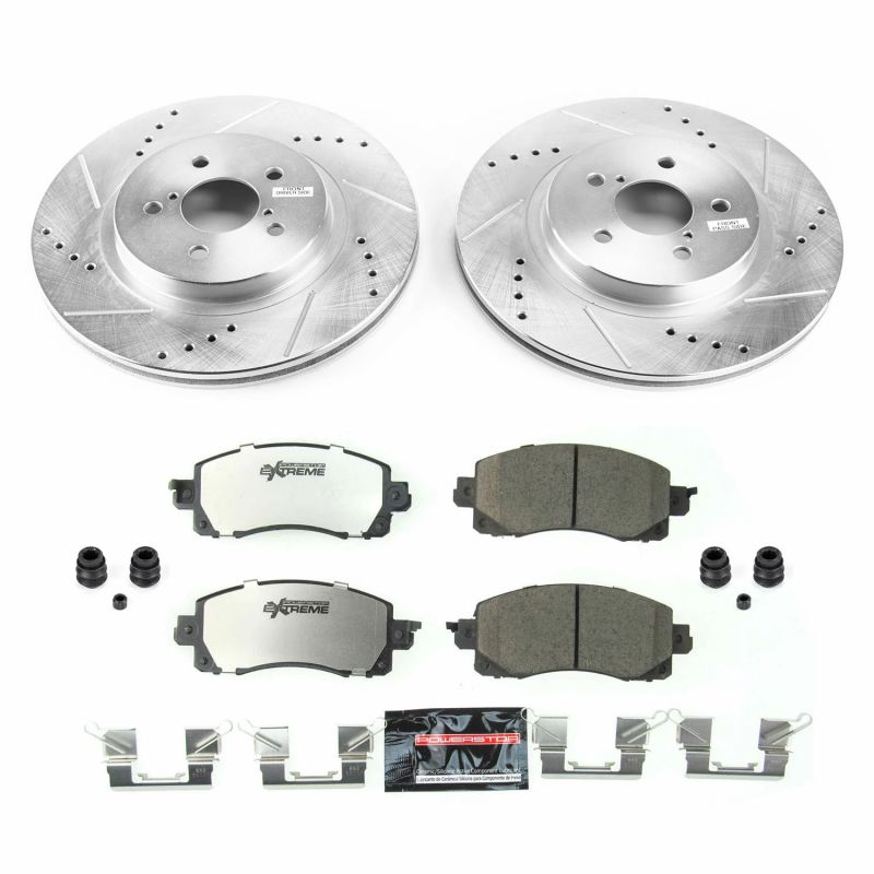 Power Stop 18-19 Subaru Crosstrek Front Z26 Street Warrior Brake Kit