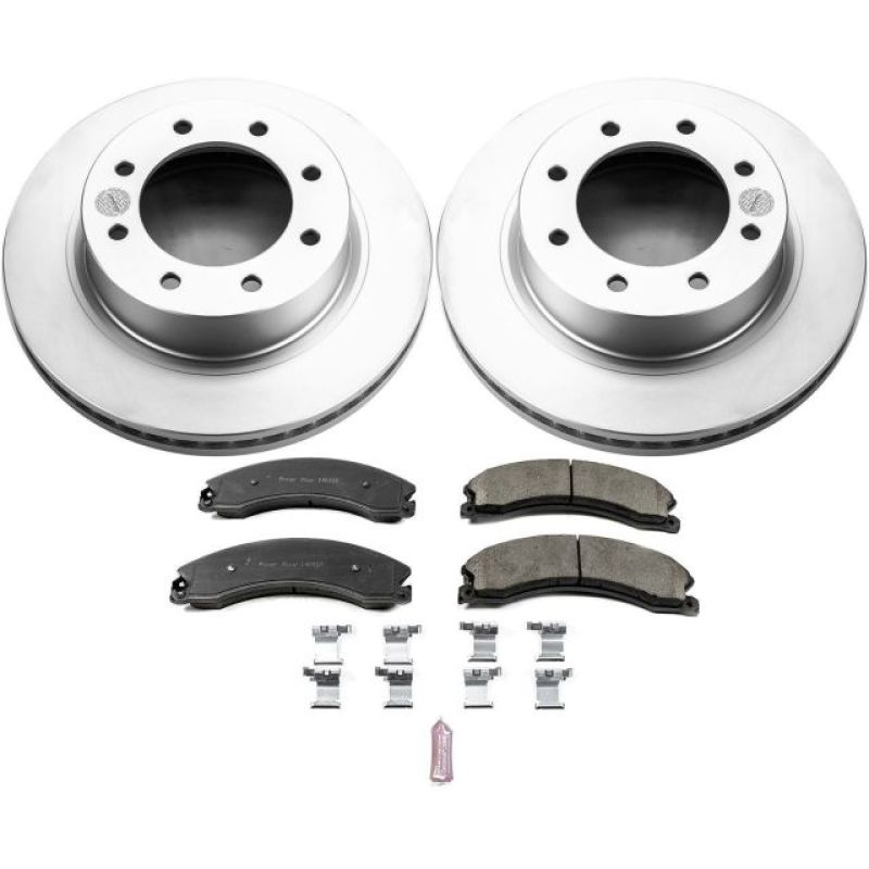 Power Stop 12-18 Nissan NV1500 Front Z17 Evolution Geomet Coated Brake Kit