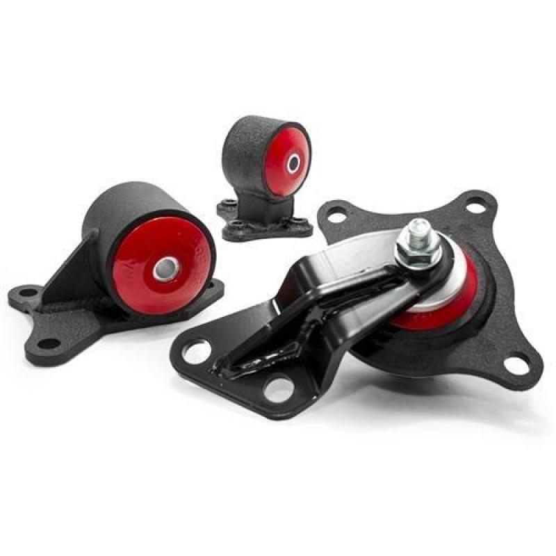 Innovative 01-05 Civic D-Series Black Steel Mounts 75A Bushings