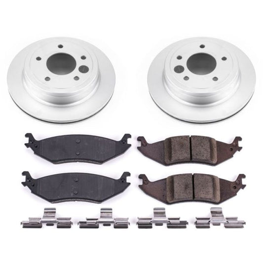 Power Stop 04-06 Ford E-150 Rear Z17 Evolution Geomet Coated Brake Kit