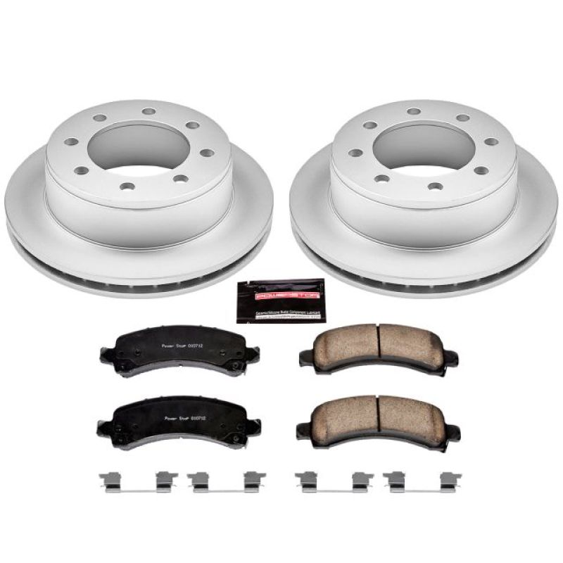 Power Stop 03-13 Chevrolet Express 3500 Rear Z17 Evolution Geomet Coated Brake Kit