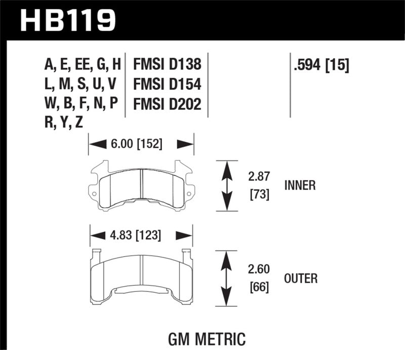 Hawk Super Duty Street Brake Pads