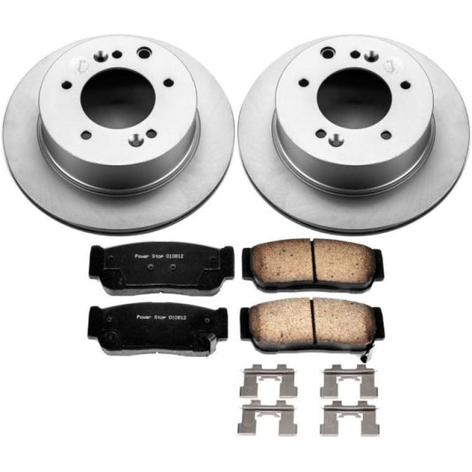 Power Stop 03-06 Kia Sorento Rear Z17 Evolution Geomet Coated Brake Kit