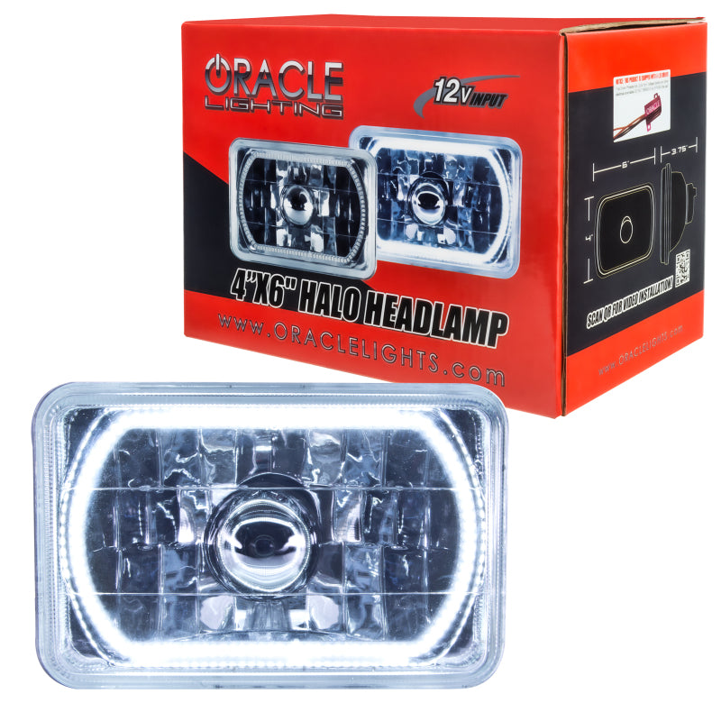 Oracle Pre-Installed Lights 4x6 IN. Sealed Beam - White Halo