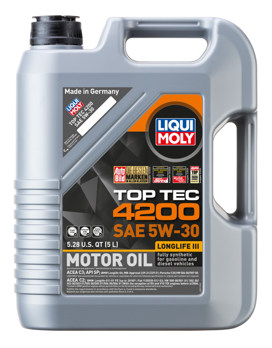 LIQUI MOLY 5L Top Tec 4200 Motor Oil 5W30