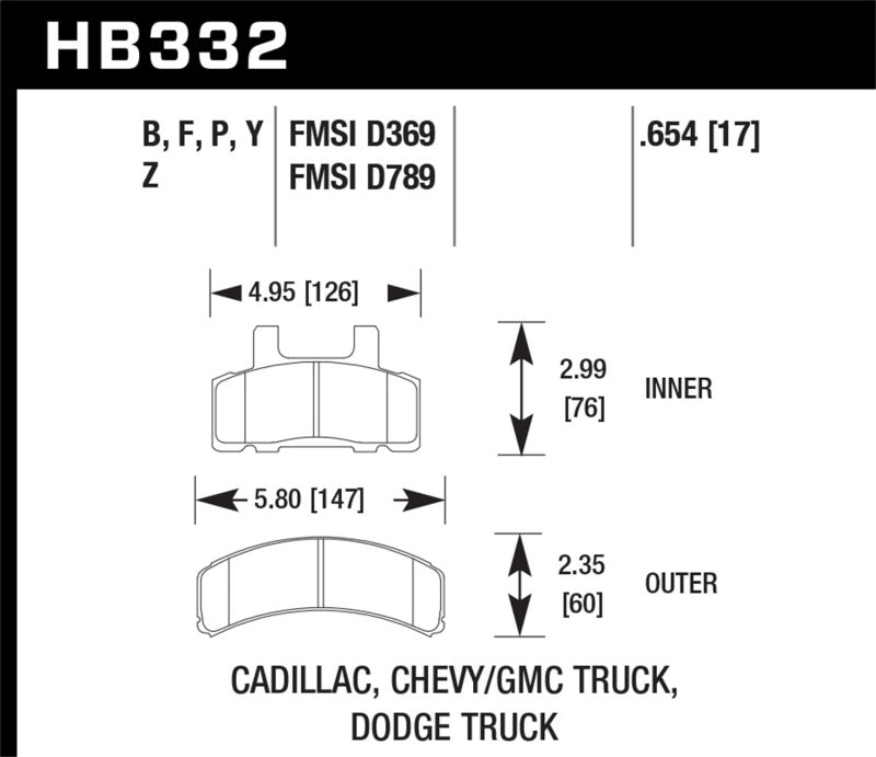 Hawk Super Duty Street Brake Pads