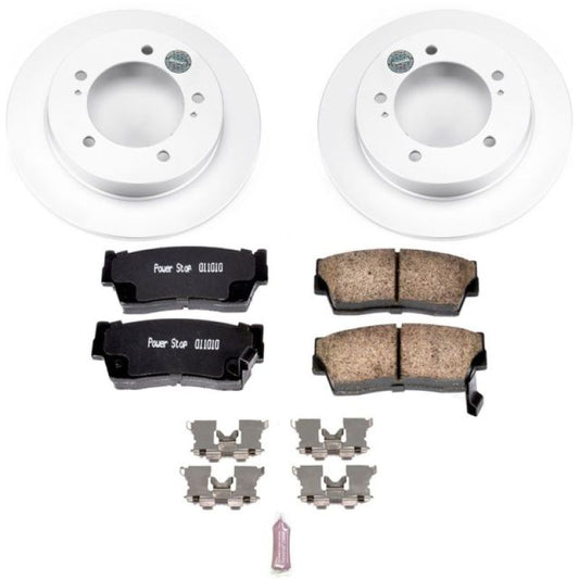 Power Stop 1998 Chevrolet Tracker Front Z17 Evolution Geomet Coated Brake Kit