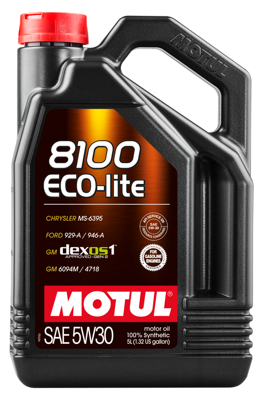 Motul 5L Synthetic Engine Oil 8100 5W30 ECO-LITE