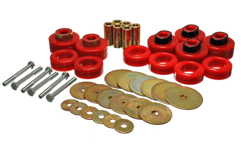 Energy Suspension Fd Rear Subframe Bush Set - Red