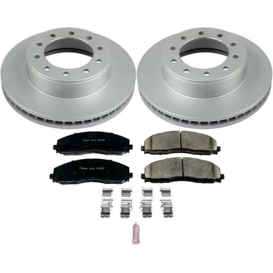 Power Stop 2016 Ford F-350 Super Duty Front Z17 Evolution Geomet Coated Brake Kit