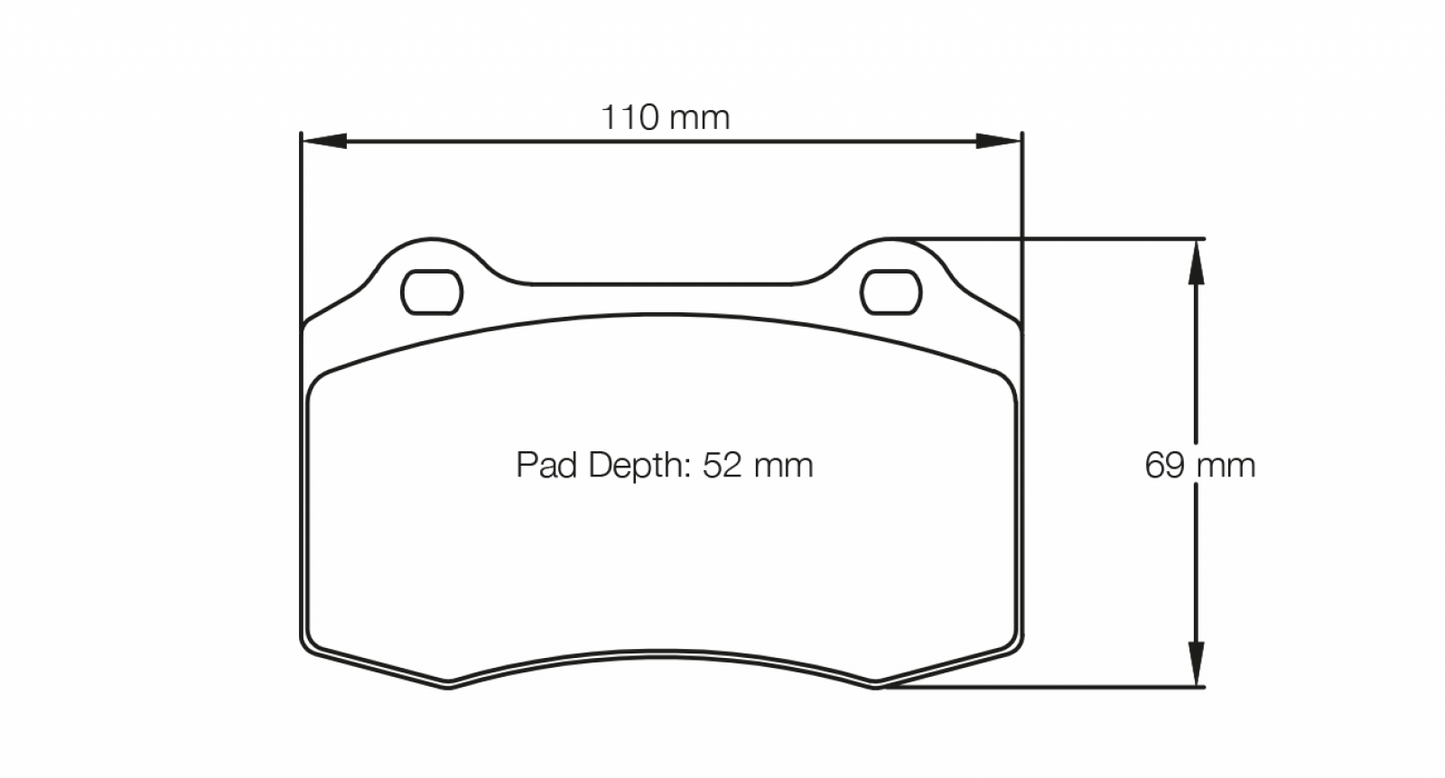 Pagid Chevrolet Camaro/SS/ZL1/1LE RSL29 Rear Brake Pads